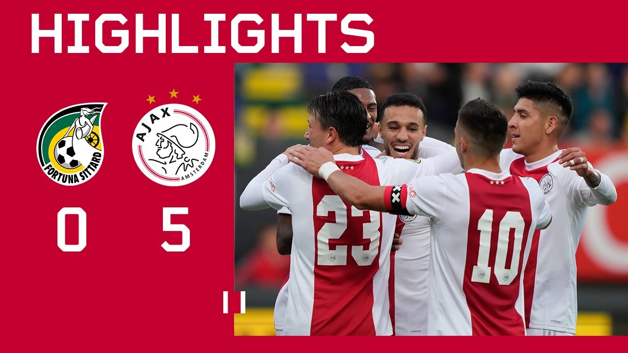 We don't stop scoring! ⚽⚽⚽⚽⚽ | Highlights Fortuna Sittard - Ajax | Eredivisie