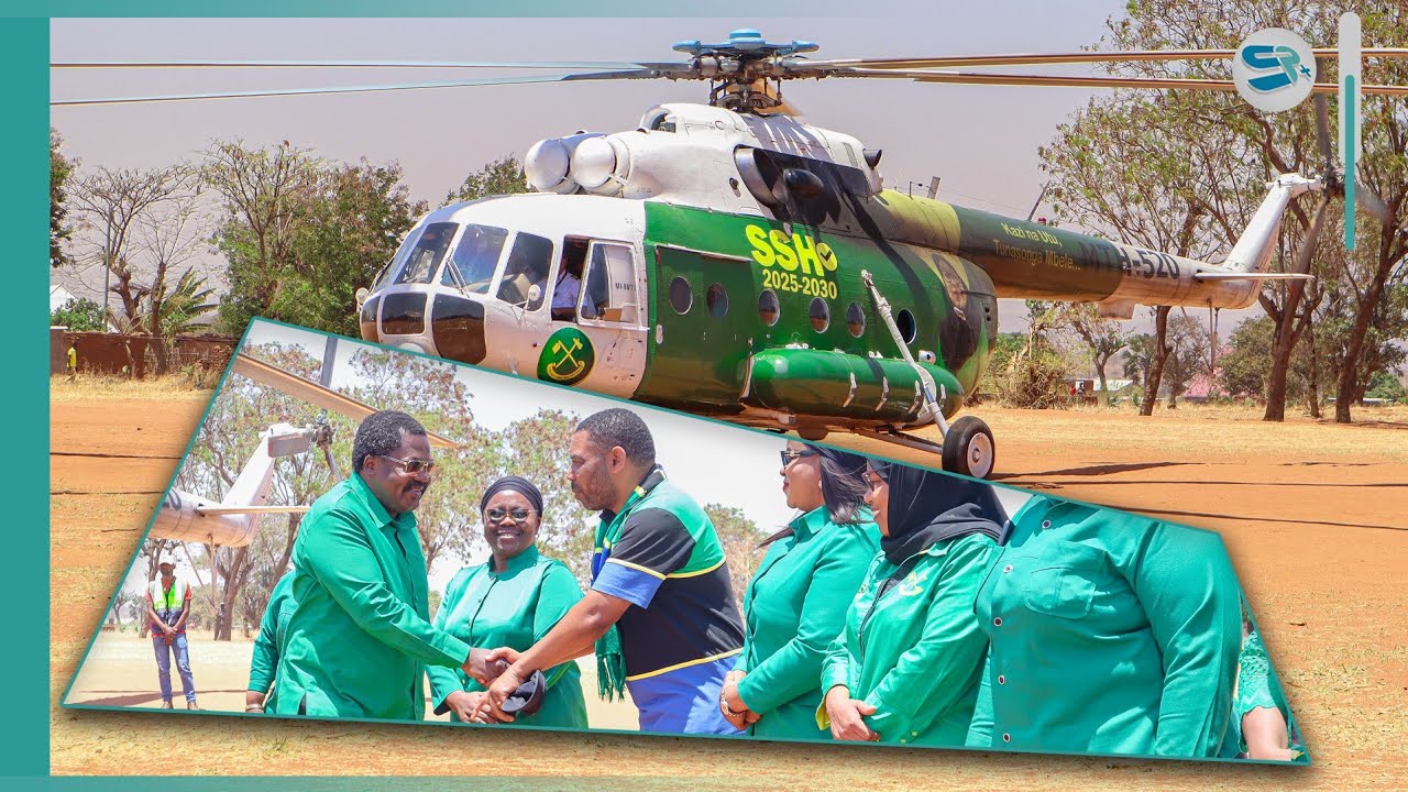 MAPOKEZI YA DR. EMMANUEL NCHIMBI KATIKA VIWANJA VYA ISHENGA JIMBO LA IRAMBA MASHARIKI 