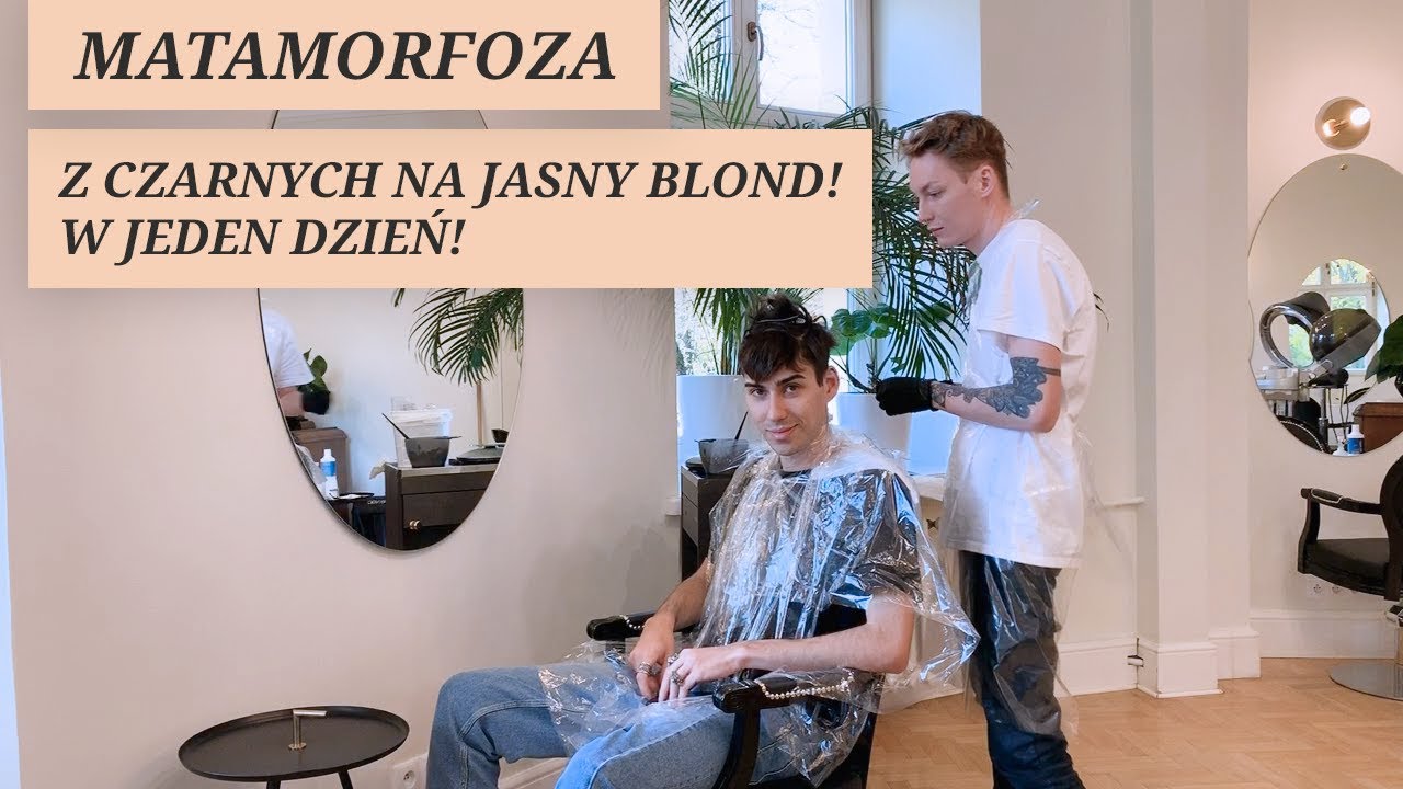 Jak zejść z czarnych włosów do blondu !