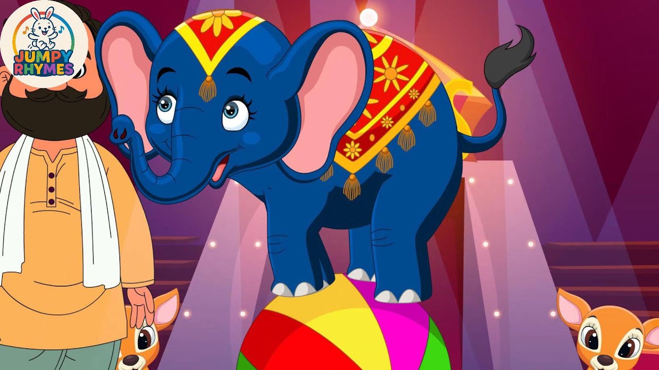 Ek Mota Hathi Ghumne Chala | Hindi Nursery Rhymes For Kids | Jumpy Rhymes
