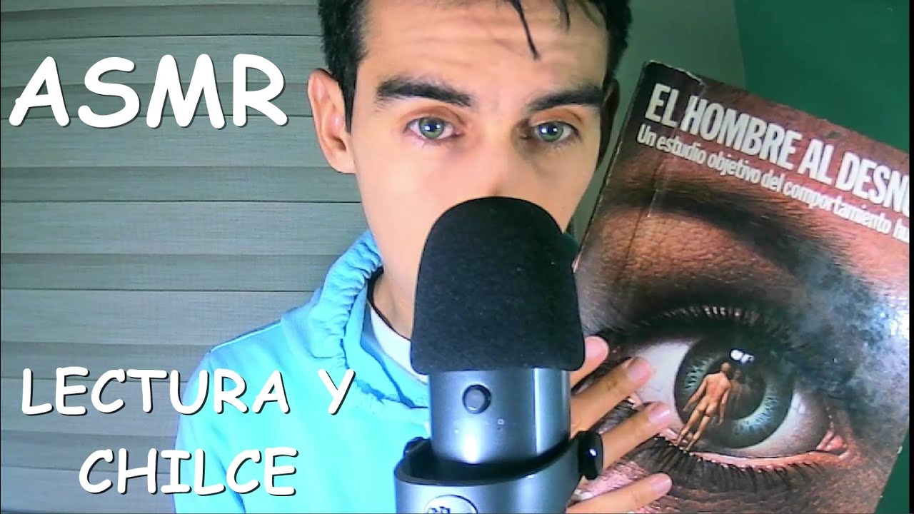 ASMR | LECTURA SUSURRADA MASTICANDO CHICLE | WHISPERS CHEWING GUM