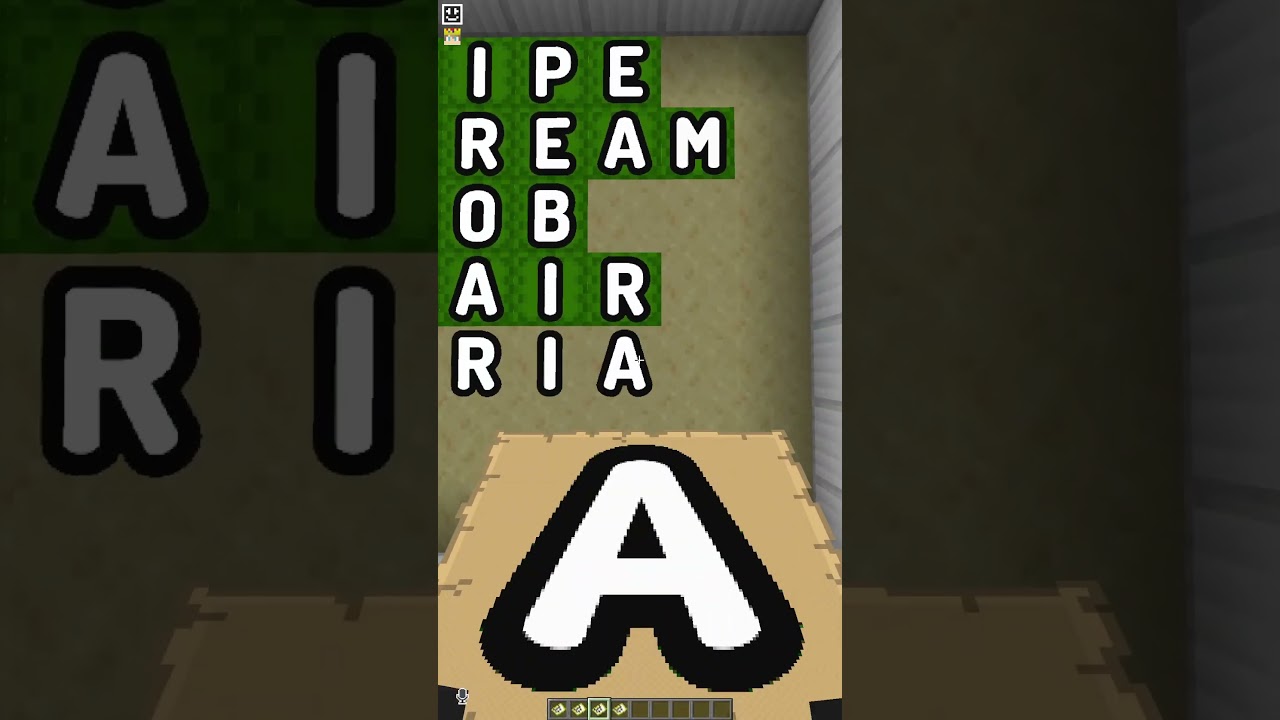Minecraft Word Ladder 5