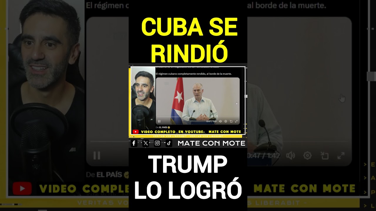 Cuba se rindi&oacute;: Trump lo logr&oacute;! D&iacute;az Canel admite fin de dictadura comunista