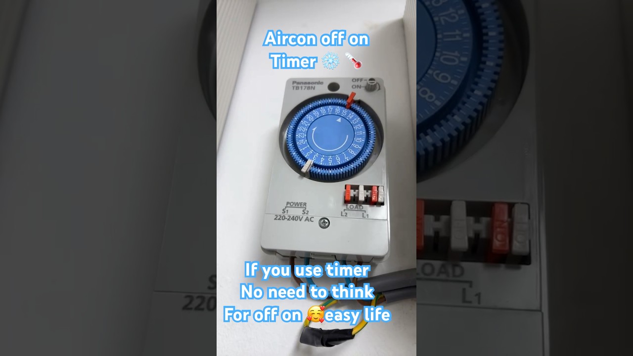 #shortsvideo #ACRepair#HomeHacks#ACCleaning #CoolingTips##AirconRepair#Aircon#ac timer#timer#ac#