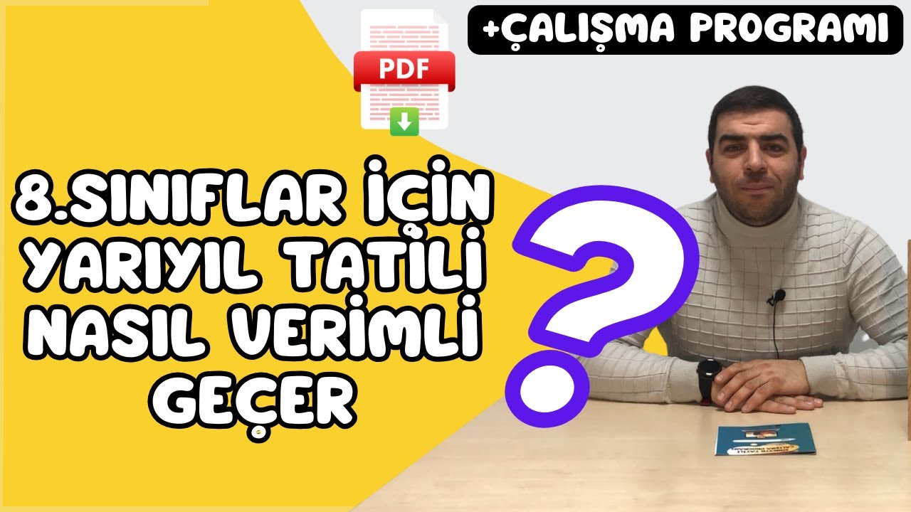 Sömestr Tatili  LGS Çalışma Programı - LGS 2025