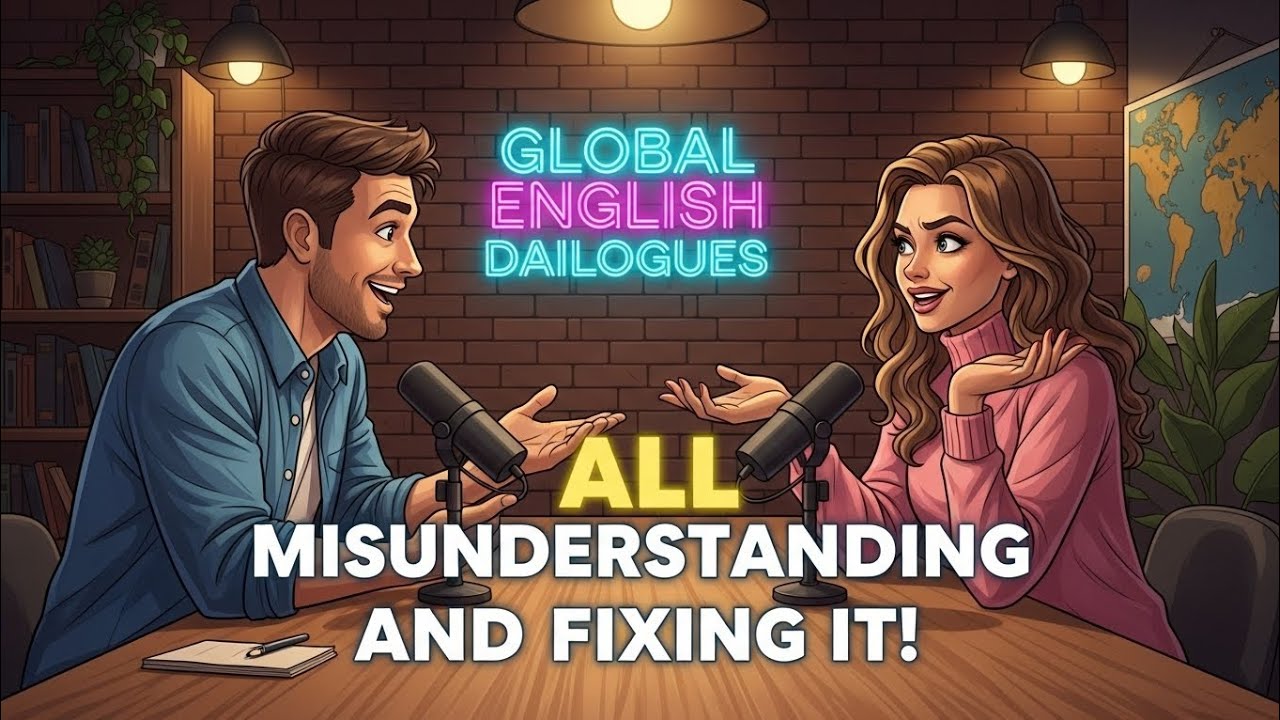 ✨🔥Fixing a Misunderstanding | Simple English Conversation for Beginners (Podcast Style)✨🔥