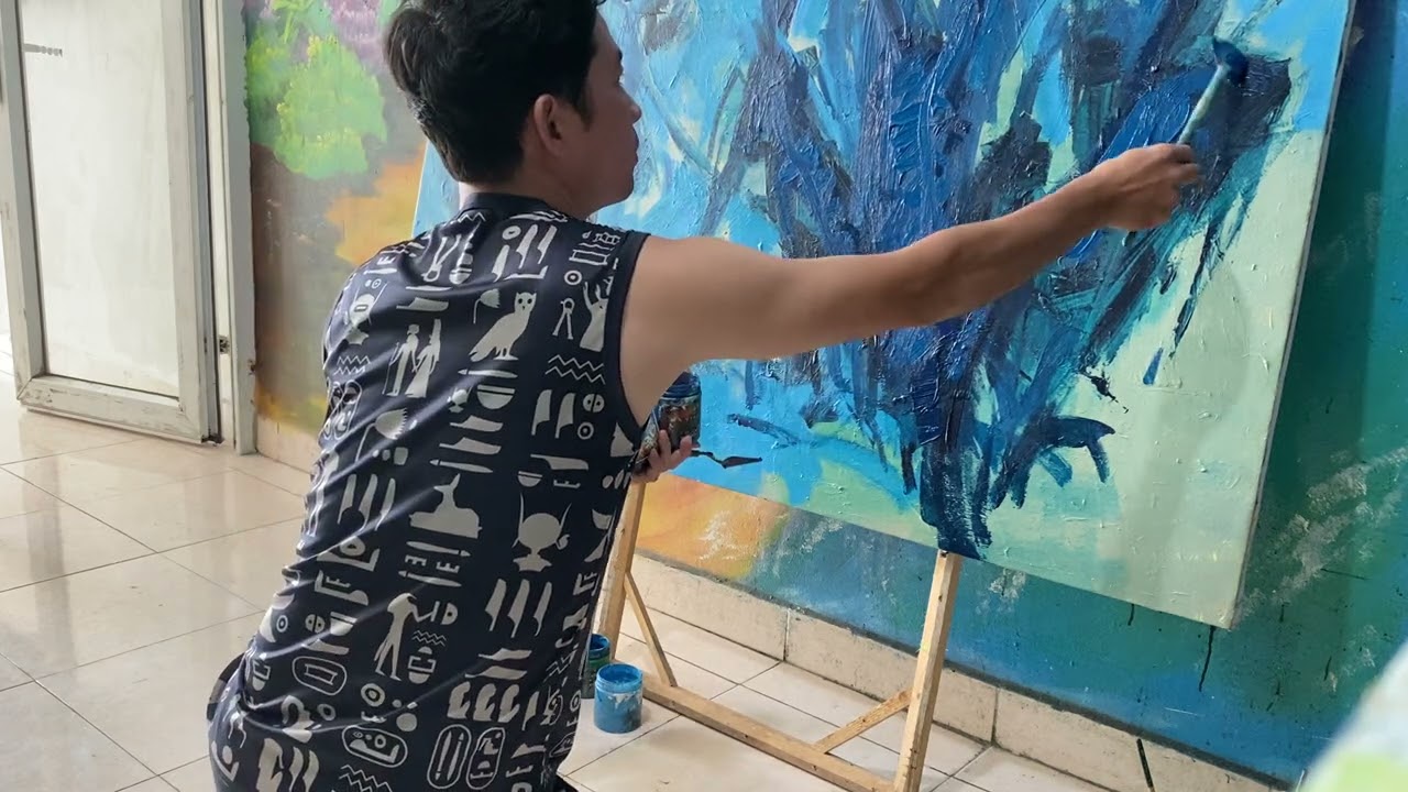 Thực hiện bức tranh khổ trung bình