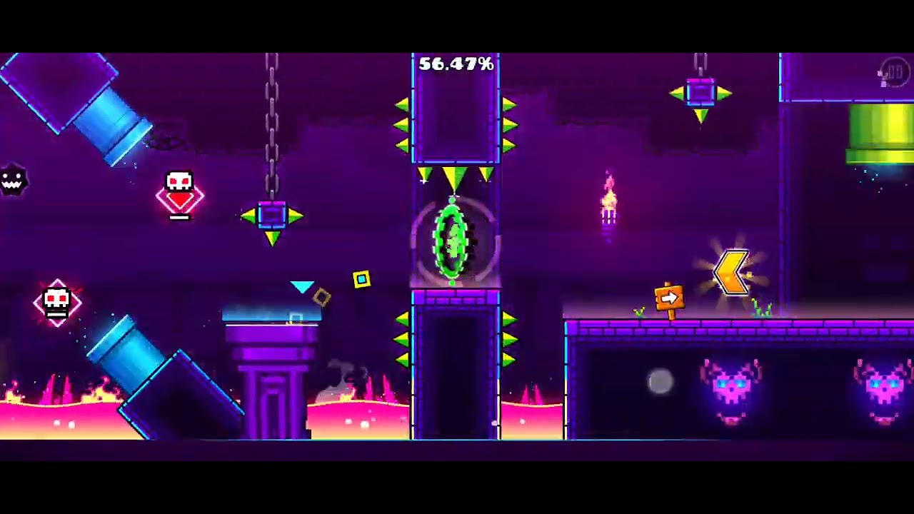 Bitsposion 100% 3 Coins! - Geometry Dash 