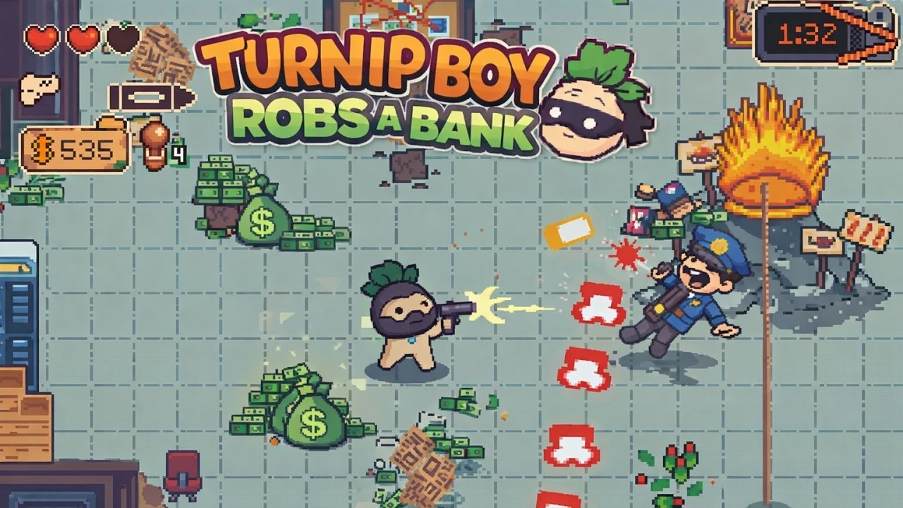 Turnip Boy Robs a Bank | GAMEPLAY
