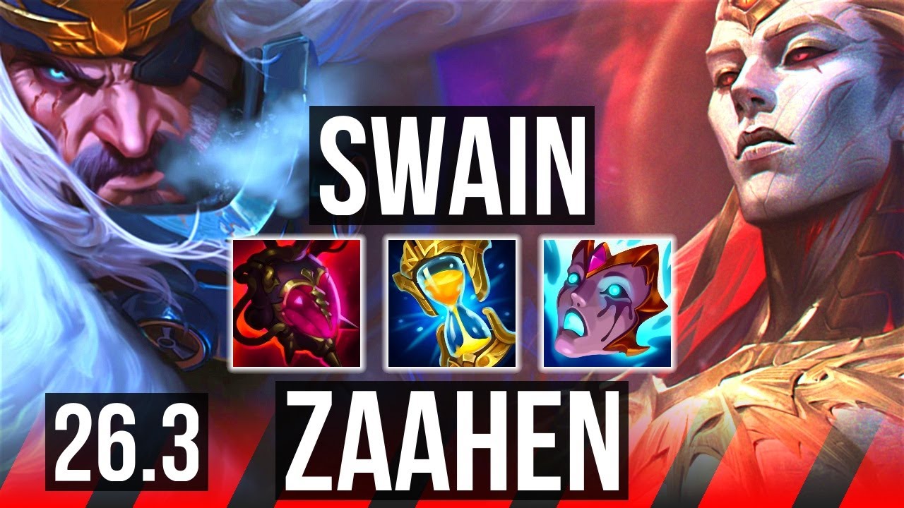 SWAIN vs ZAAHEN (TOP) | EUW Master | 26.3