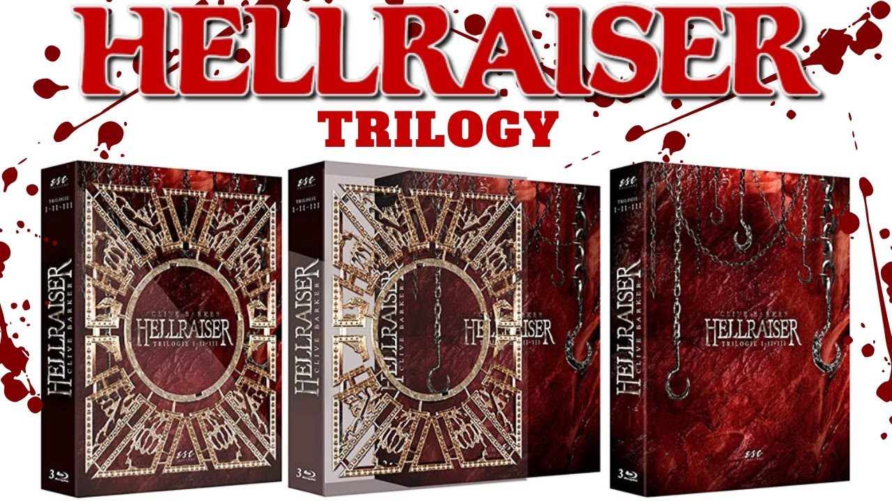 Hellraiser Trilogy Collector's Edition Bluray Unboxing.