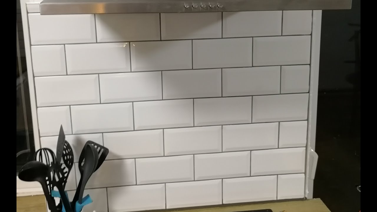 Grouting Bevelled Metro/Subway Tiles