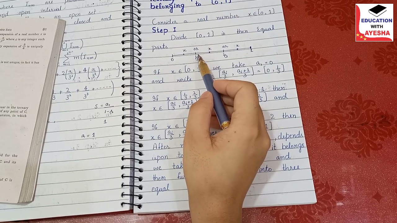 Generalized Cantor Set | Ternary Representation of Real no belonging to [0 , 1] | Important Remarks
