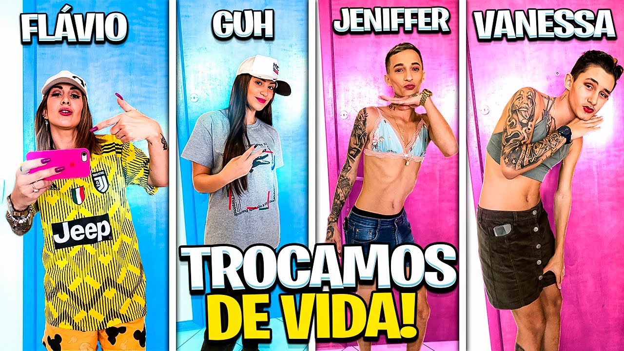 Todos da casa trocaram de vida por 1 dia! (Com o novo casal da casa )