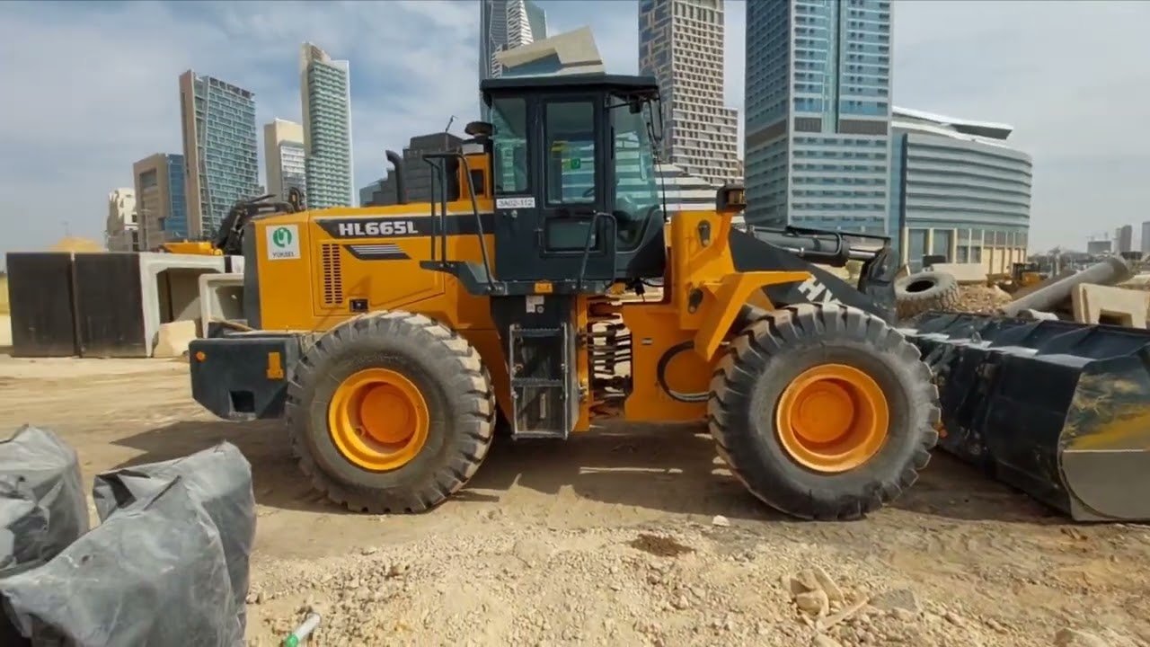 HYUNDAI HL665L Wheel Loader quick tour..
