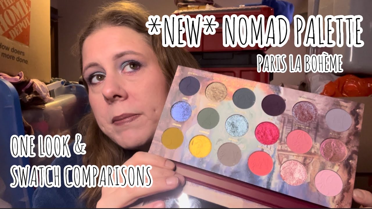 GRWM USING NOMAD PARIS LA BOHÈME | Swatch Comparisons with My Other Nomad Palettes