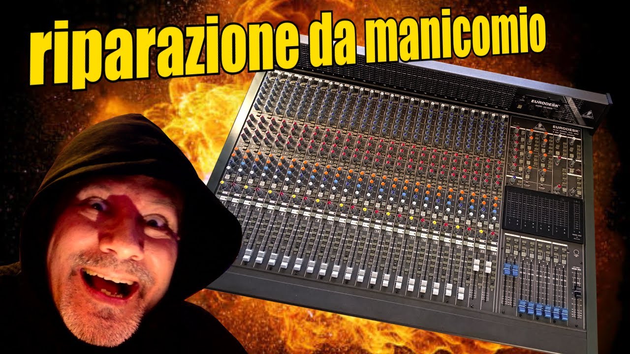 Il mixer dei matti - Riparo il Behringer MX 8000 perchè io finisco sempre quello ch