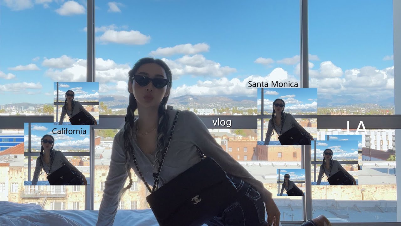 [SUB] Vlog. 너무 아름다웠던 산타모니카 비치🇺🇸💖 굿바이 America! (할리우드, 핑크핫도그,온타리오 밀스) ep.3