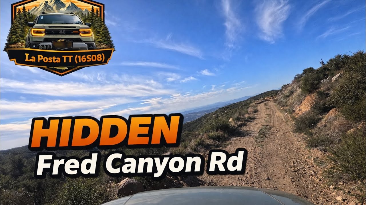 Exploring La Posta Truck Trail (16S08) to Hidden Fred Canyon Road (15S05) | Honda Passport Adventure