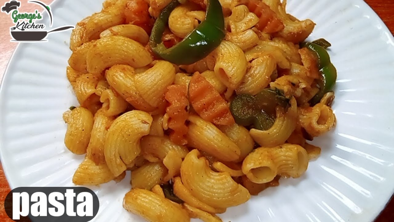 pasta // jinsi ya kupika macaroni bila kutumia nyama rahisi sana // George's kitchen ✓