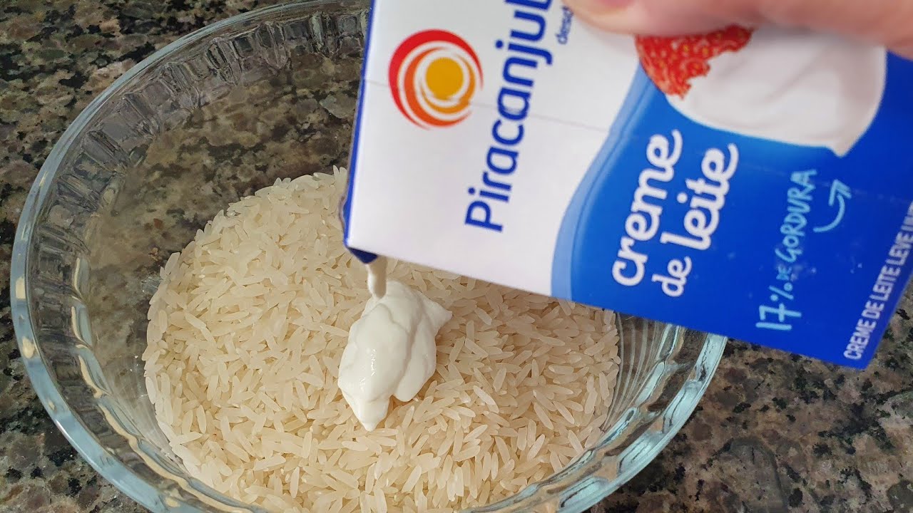 COLOQUEI CREME DE LEITE NO ARROZ E FIZ UMA RECEITA INCRÍVEL!!!