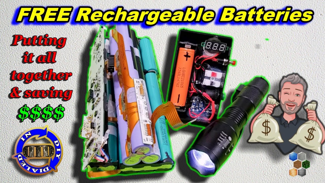 Using Free Rechargeable Batteries - Putting It All Together