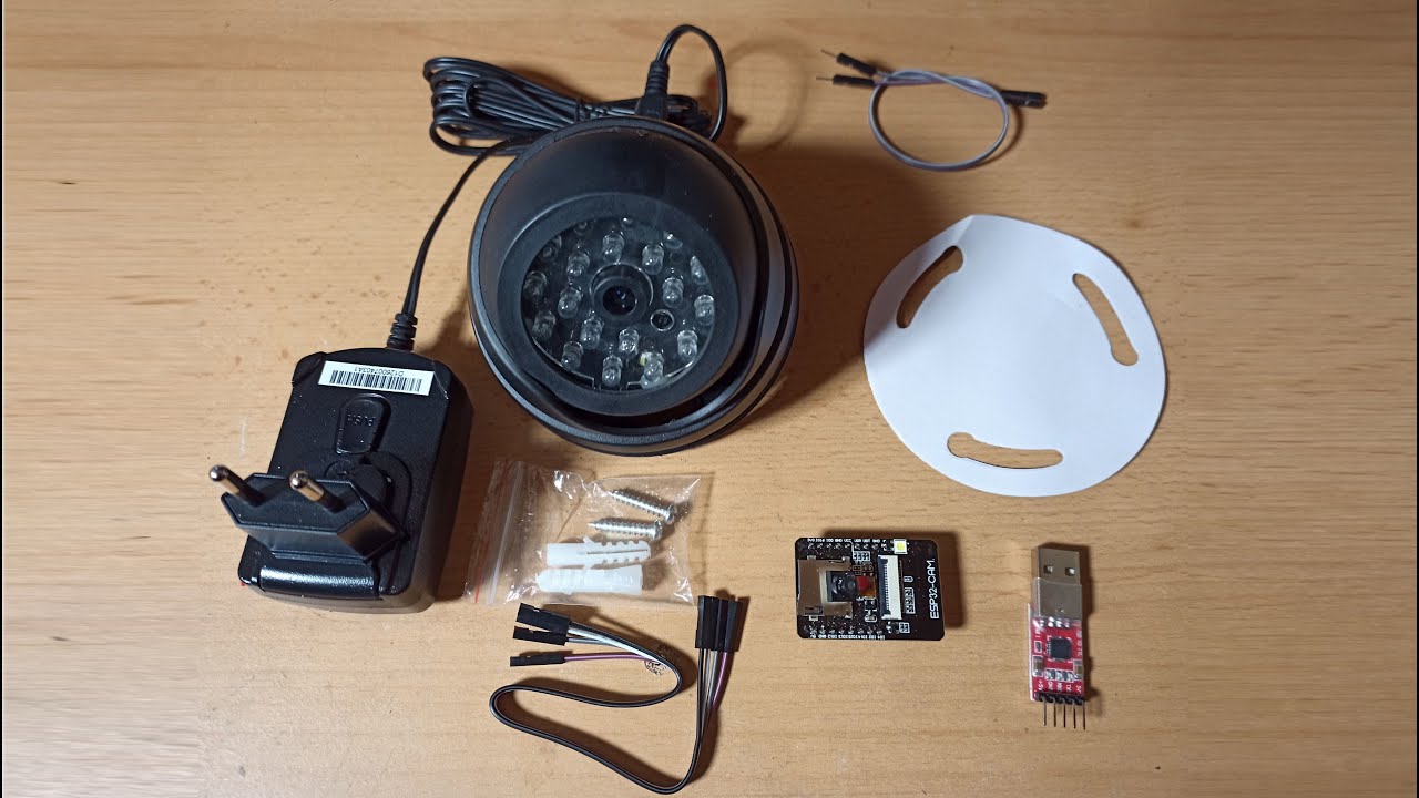 ESP32-CAM mit Geh&auml;use, Flasher, Kabel, Netzteil, flashen, Gesichtserkennung, ioBroker