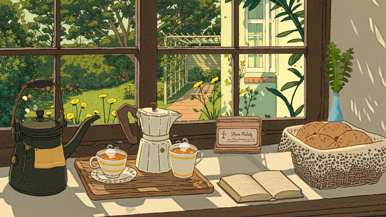 Enjoy the quiet ☕🍃 Summer coffee vibes & soft lofi beats to heal
