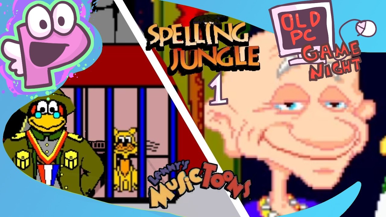 Old PC Game Night (Replay: Lenny's Music Toons & Spelling Jungle Pt.1) - Panoots