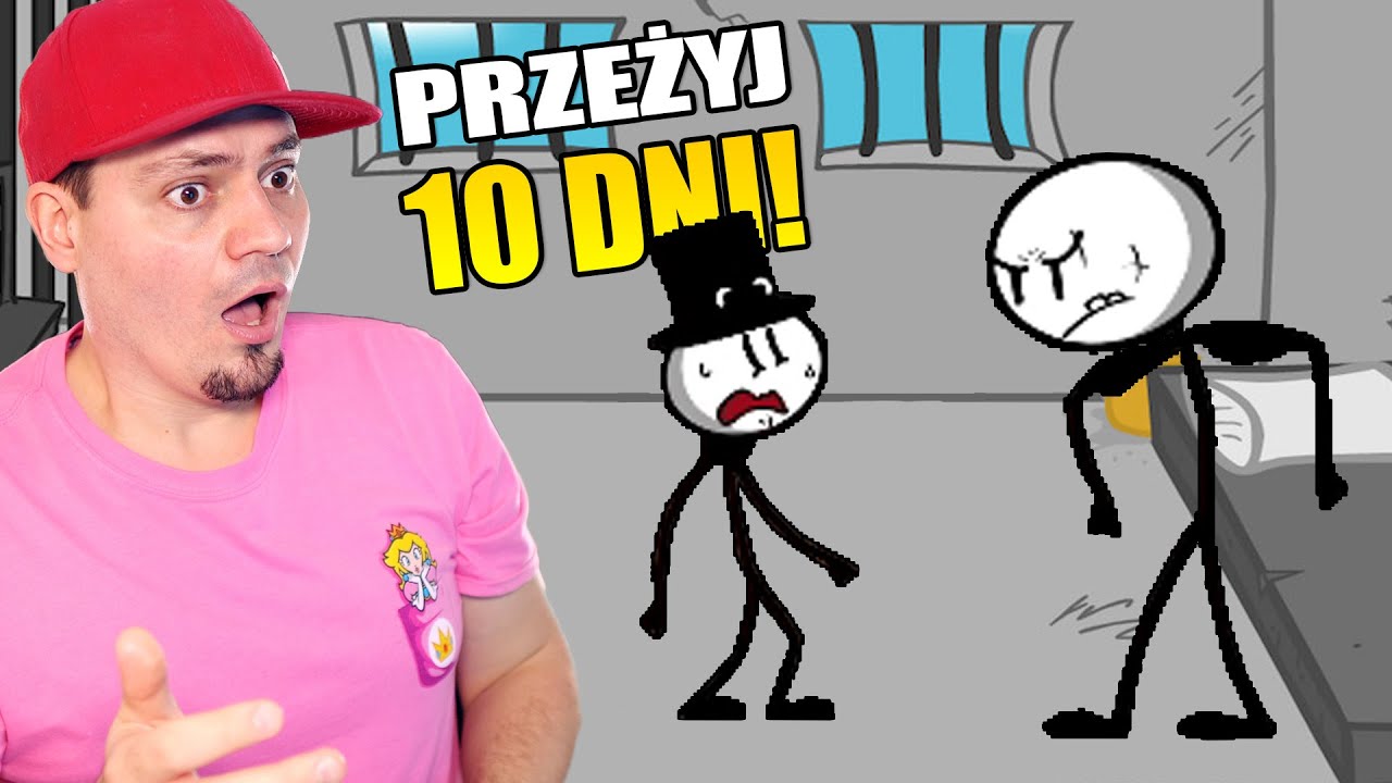 PRZEŻYJ 10 DNI W WIĘZIENIU! 😮 Stickman Story: Prison Escape