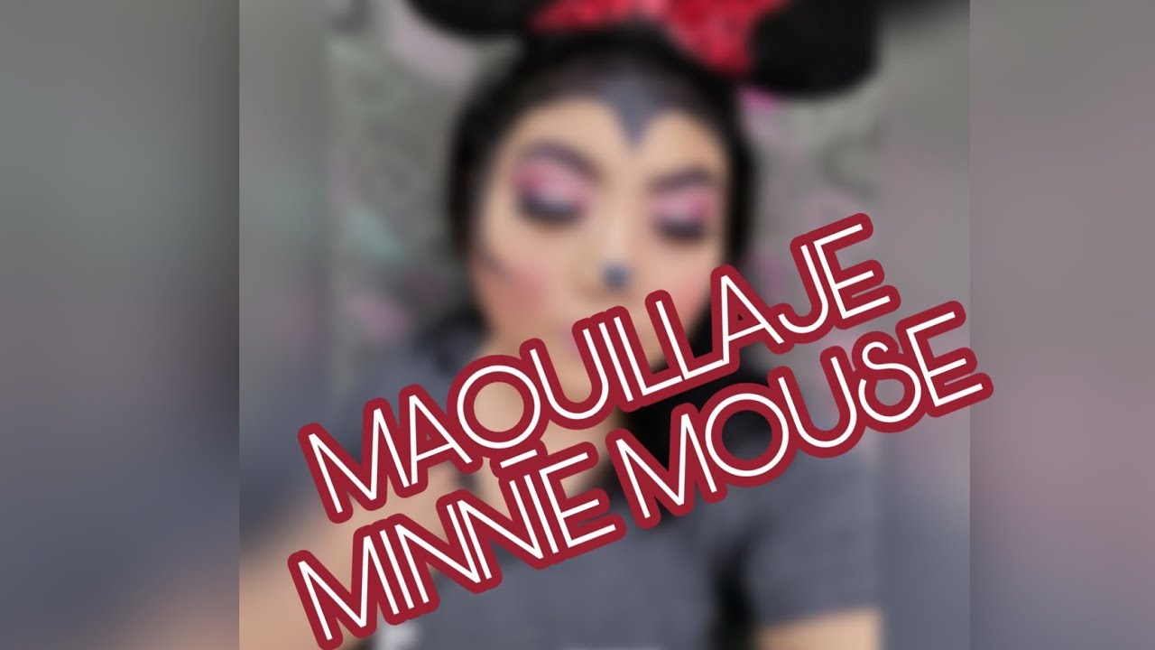 MAQUILLAJE DE MINNIE MOUSE #yomequedoencasa