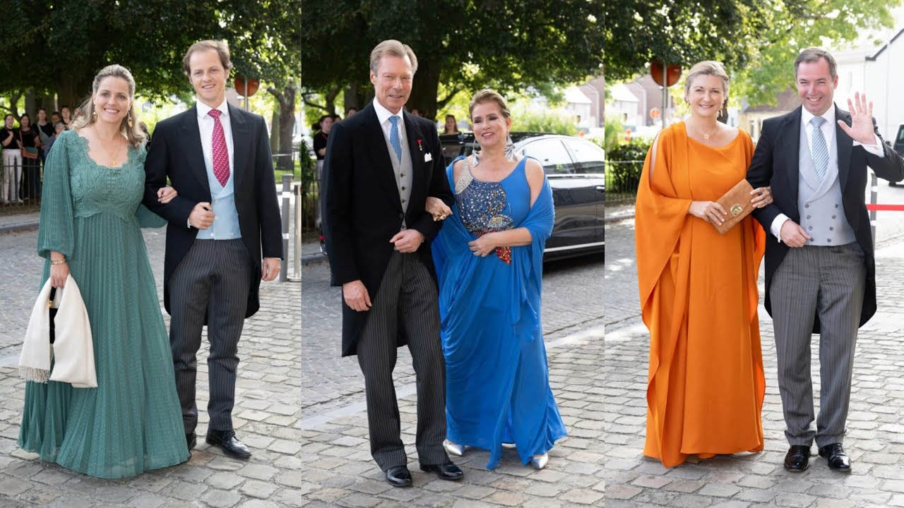 Foreign royals join #queenmathilde at Archduke Alexander of Habsburg-Lorraine's wedding to Natacha!