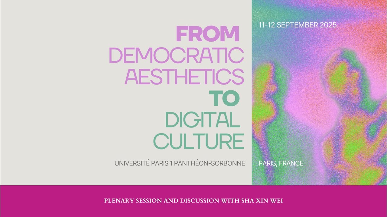 Plenary Speaker and Discussion with Xin Wei Sha