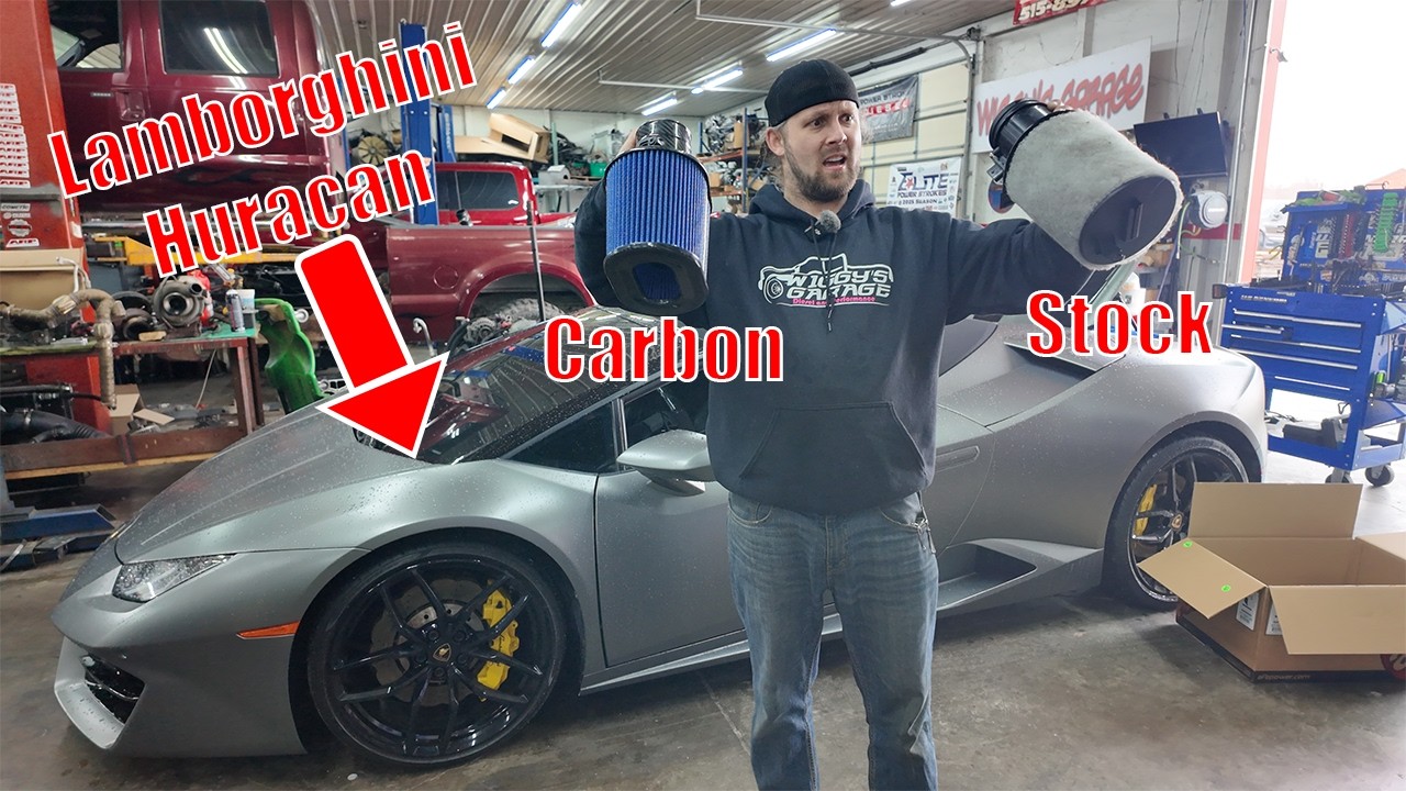 Carbon Fiber Air Intake For Lamborghini Huracan