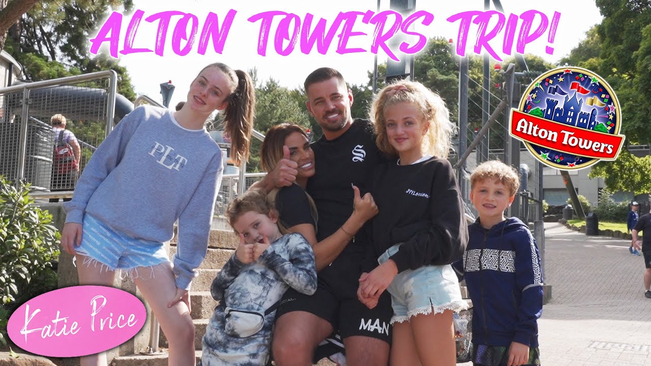 KATIE PRICE: ALTON TOWERS WITH THE FAMILY! (FUNNY!)