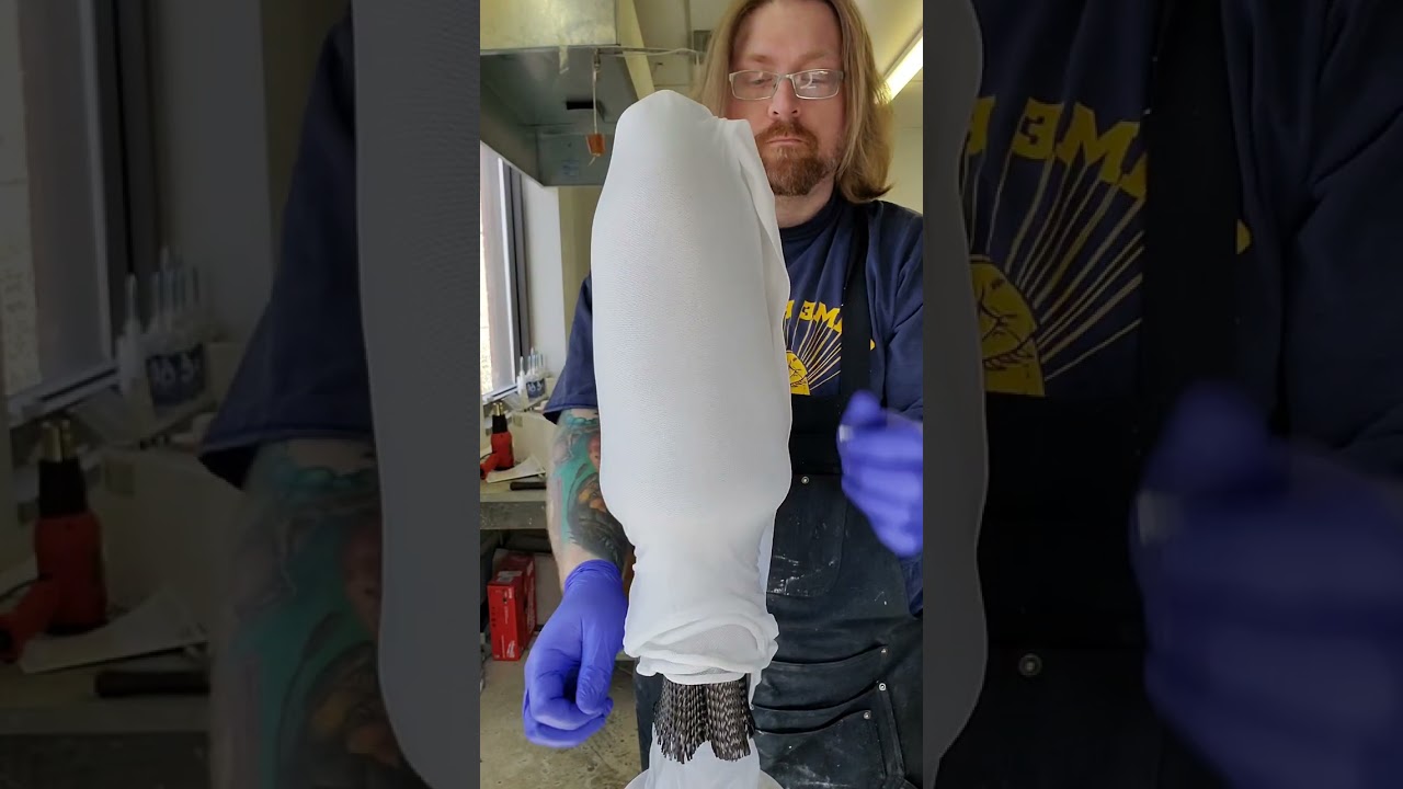prosthetic socket layers, what it's made of.