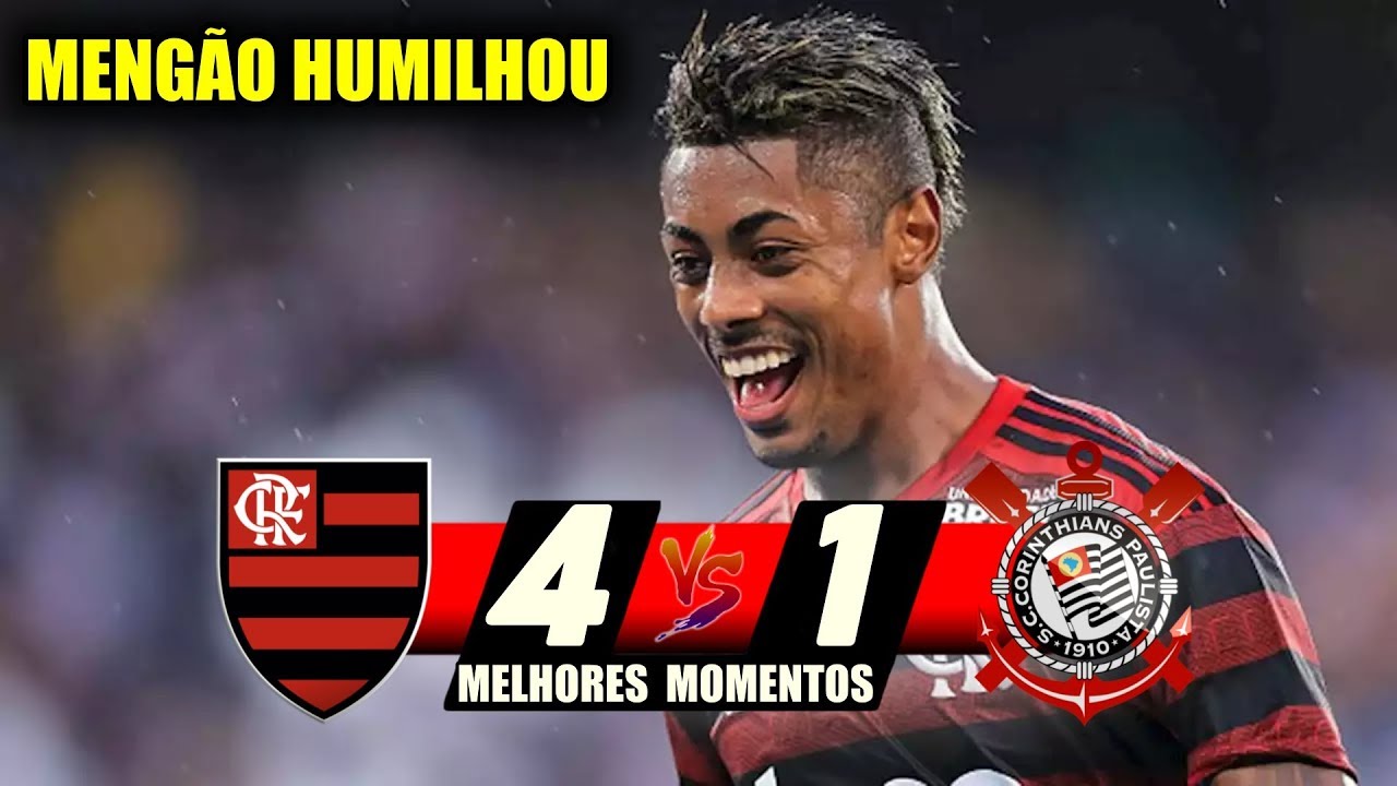 FLAMENGO 4 x 1 CORINTHIANS - Gols e Melhores Momentos BRASILEIRÃO 03/11/2019