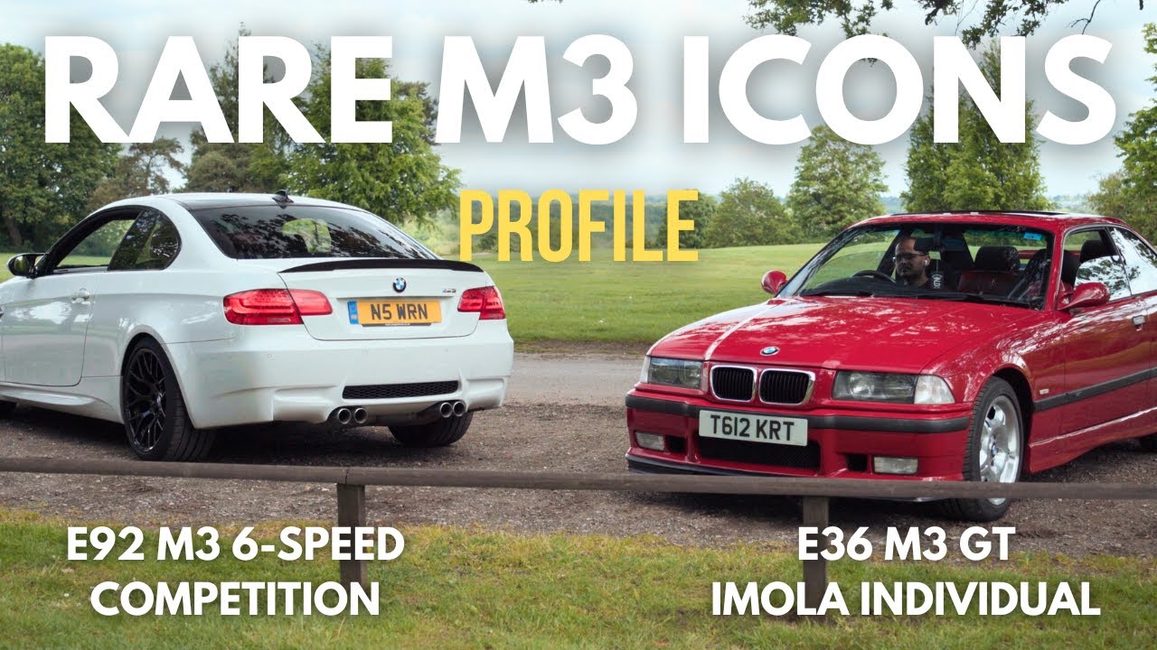 Iconic M3s: E36 GT Imola & E92 Competition Manual. An Owner’s Story.