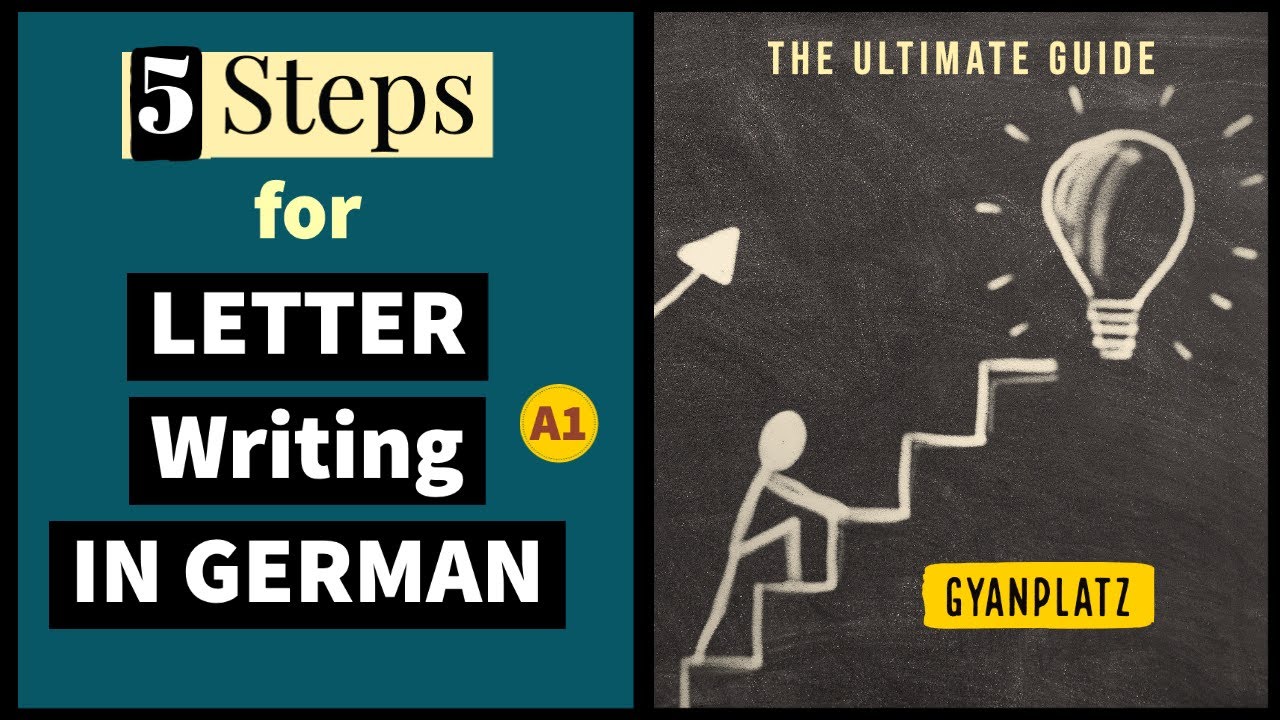 How to write a LETTER in German (A1)  |  German A1 schreiben Teil 2