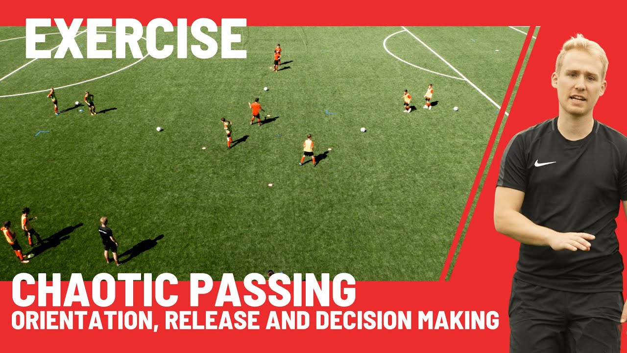 Passing Exercise Soccer Training | Chaotic Passing + VfB Stuttgart Variation [Youth Soccer Training]