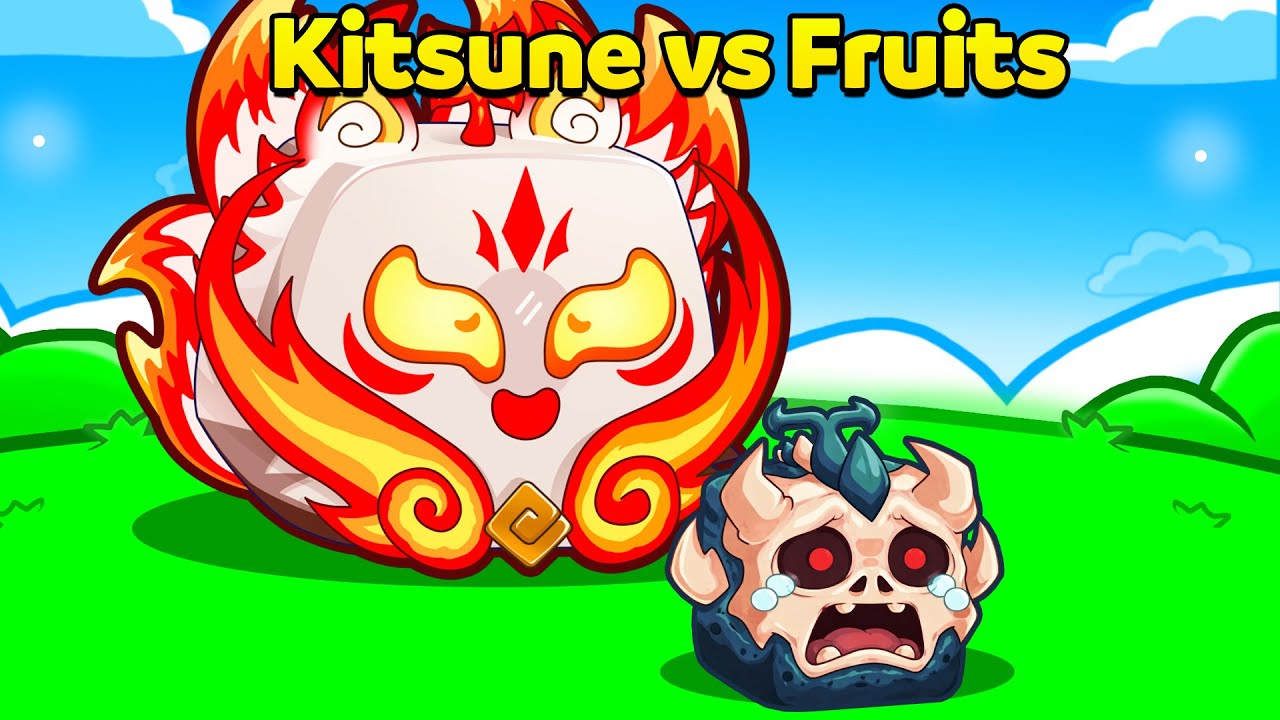Kitsune Empyrean vs tous les Fruits de Blox Fruits !