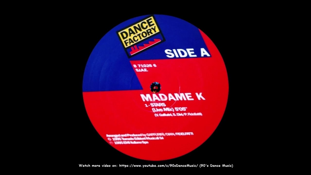 Madame K - Stars (Live Mix) (90's Dance Music) ✅