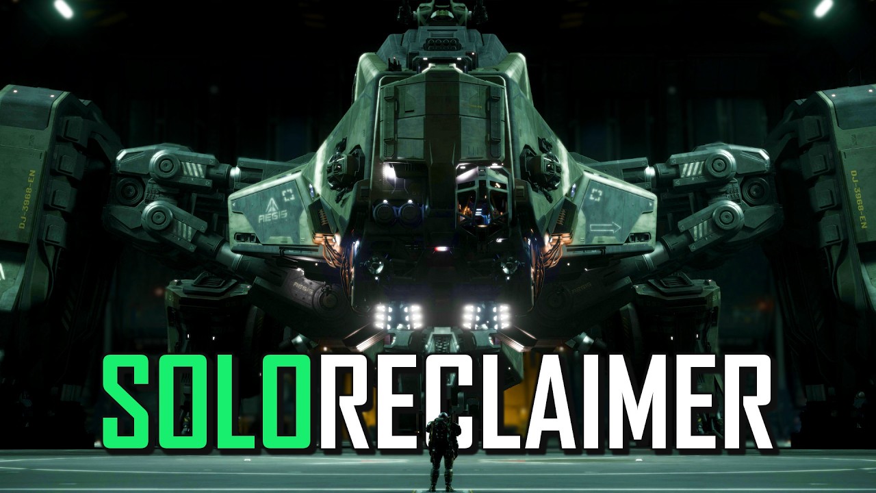 Soloing a GIANT spaceship in Star Citizen!