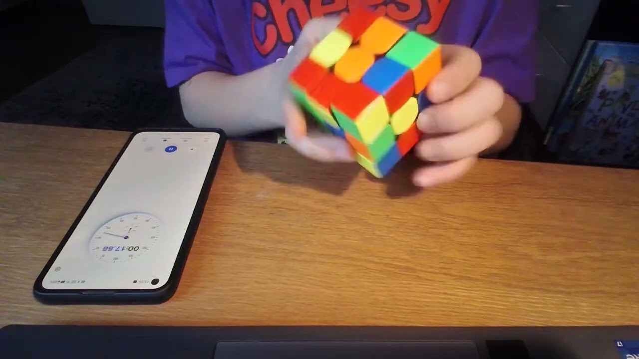 In eine Minute und 2 Sekunden(Rubik cube)