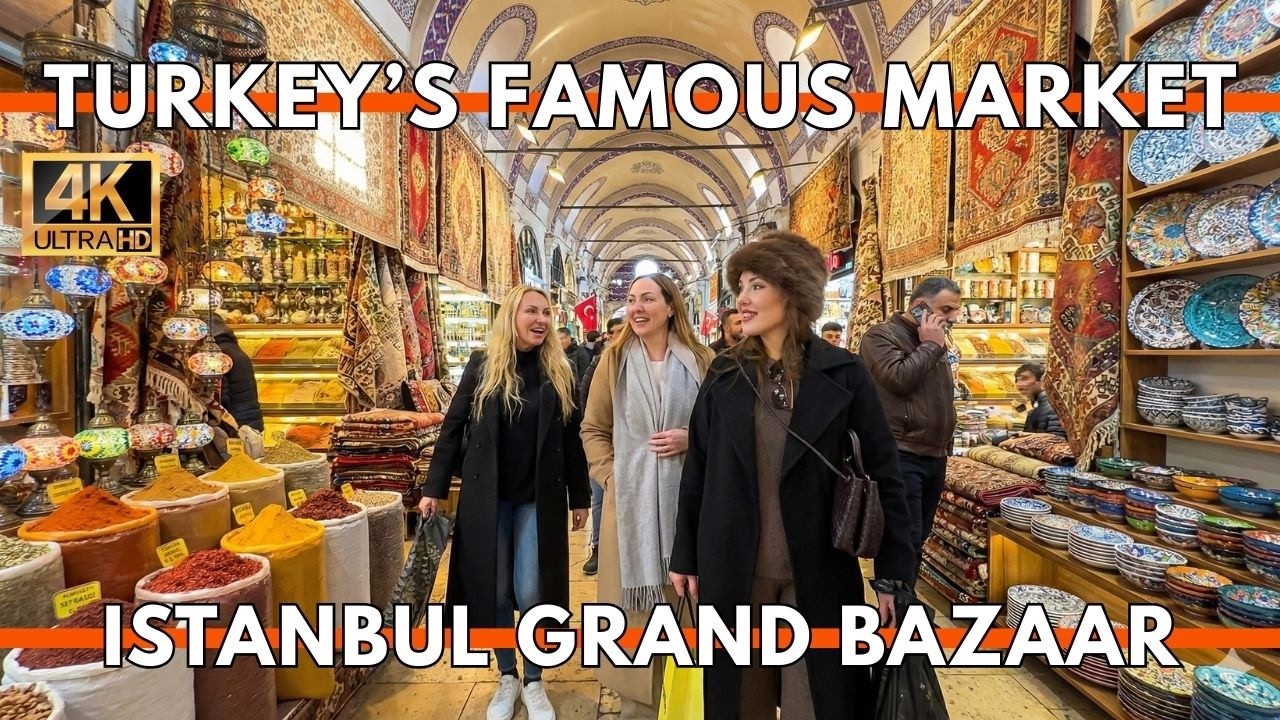 Istanbul Turkey 2026 4K Walking Tour | Inside Grand Bazaar (Shops, Souvenirs, Prices)