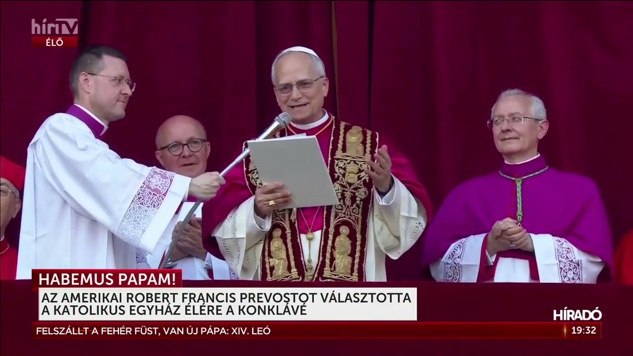 XIV. Leó pápa első beszéde katolikus egyházfőként - HírTV
