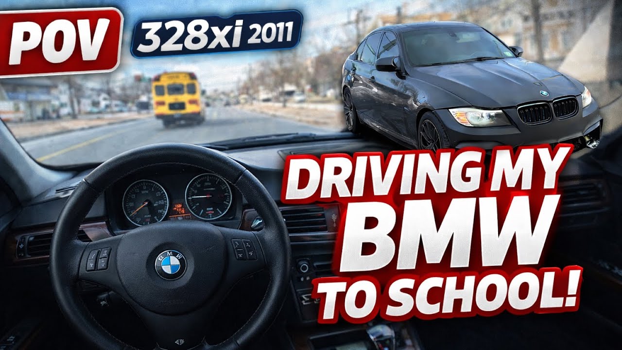 chattin & cruising to School in My Bmw 328 N52🔥👀