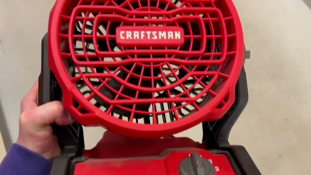 My HONEST Review Of CRAFTSMAN 20V MAX  Cordless Fan!