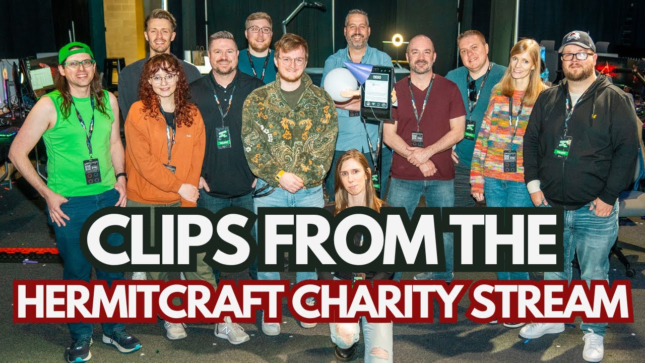 My favourite clips from the Hermitcraft Charity stream 2024