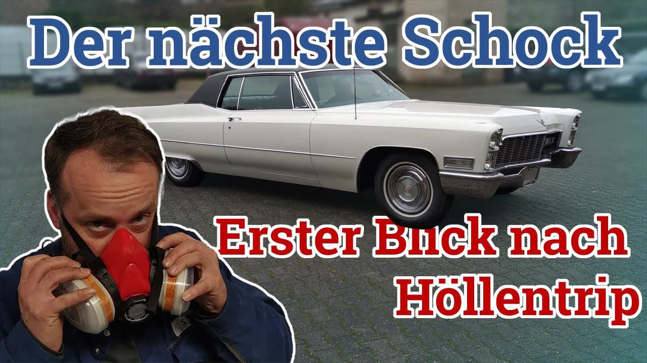 Was hat uns der Höllentrip heimgebracht? Erster Blick unter die Haube | 1968 Cadillac Coupé